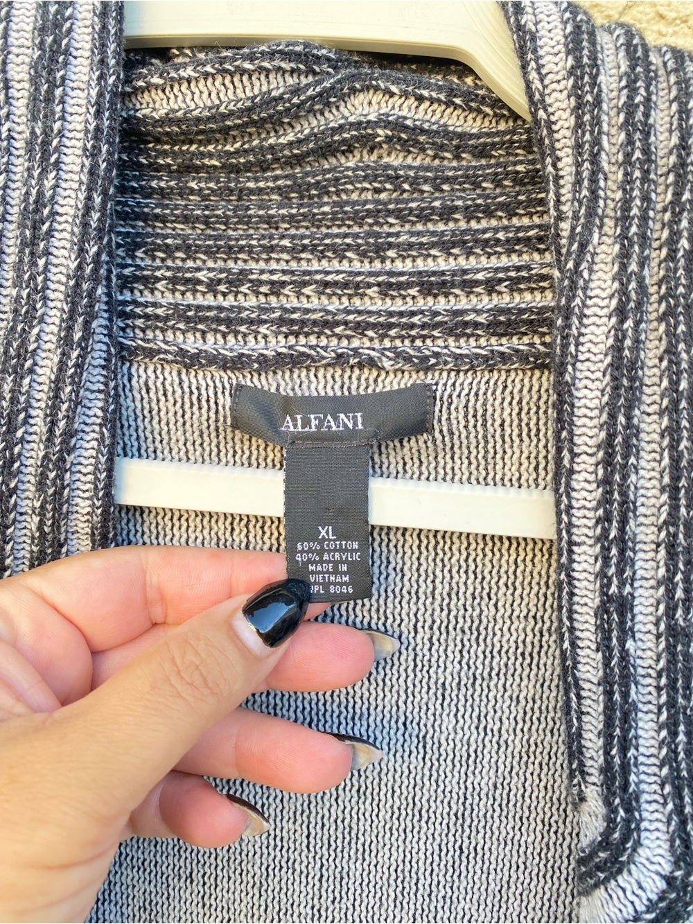 Alfani open-front draped cocoon cardigan Size XL - Picture 5 of 5